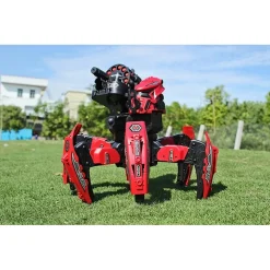 RAGNO SPAZIALE ROBOT GIOCATTOLO TELECOMANDATO WIRELESS 2.4GHZ CON 2 IN 1 Q-9006