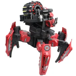 RAGNO SPAZIALE ROBOT GIOCATTOLO TELECOMANDATO WIRELESS 2.4GHZ CON 2 IN 1 Q-9006