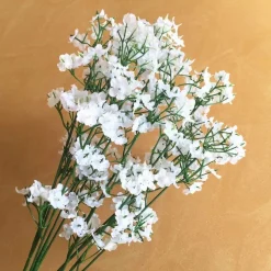 RAMI FIORI NEBBIOLINA ARTIFICIALE 12 PEZZI BIANCHI FINTE GYPSOPHILA DECORAZIONI