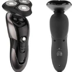 RASOIO 678 ELETTRICO 3D RICARICABILE 3 TESTINE SNODABILI UOMO REGOLA TAGLIABARBA