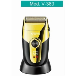 RASOIO BARBA PROFESSIONALE IMPERMEABILE REGOLABARBA RICARICABILE ELETTRICO V-383