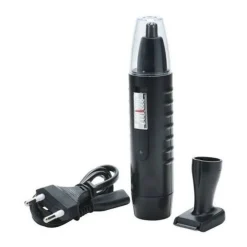 RASOIO DEPILATORE EPILATORE 2 IN 1 PELI NASO TRIMMER TAGLIA BASETTE RICARICABILE