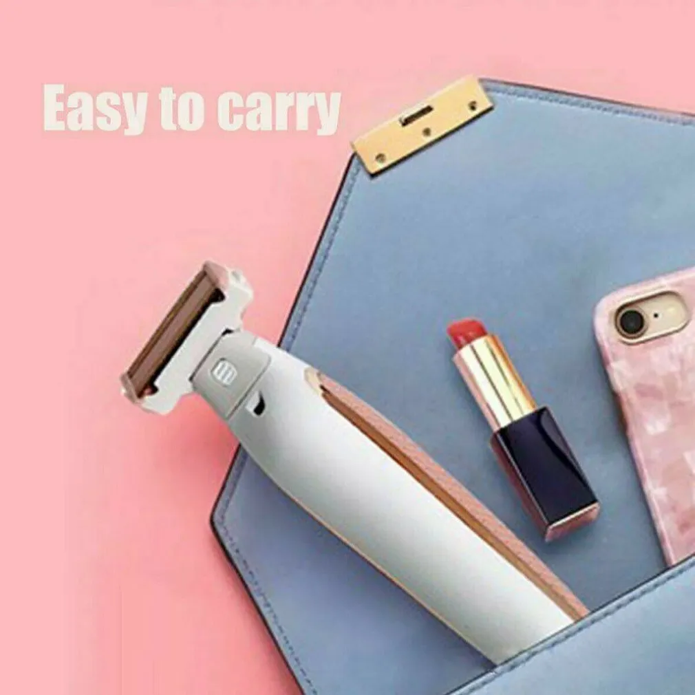 RASOIO DONNA DEPILATORE PELI GAMBE INGUINE BODY ELETTRICO RICARICABILE CORPO