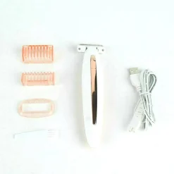 RASOIO DONNA DEPILATORE PELI GAMBE INGUINE BODY ELETTRICO RICARICABILE CORPO