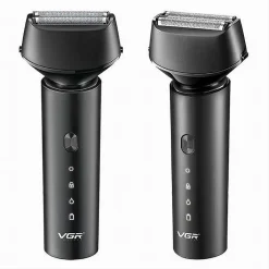 RASOIO ELETTRICO 3 LAME IPX7 IMPERMEABILE USB RICARICABILE INDICATORE LED V-380