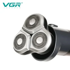 RASOIO ELETTRICO 3 TESTE ROTANTI BARBA CORDLESS USB RIFINITORE IMPERMEABILE V343