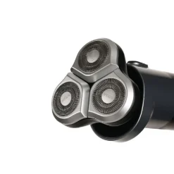 RASOIO ELETTRICO 3 TESTE ROTANTI BARBA CORDLESS USB RIFINITORE IMPERMEABILE V343