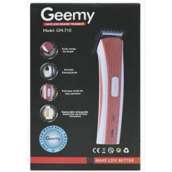 RASOIO ELETTRICO DI PRECISIONE RICARICABILE PER BARBA GEMEI GM-710 DA VIAGGIO