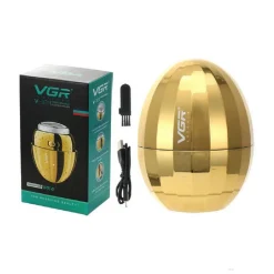 RASOIO ELETTRICO PORTATILE A FORMA DI UOVO RICARICABILE USB IMPERMEABILE V-321