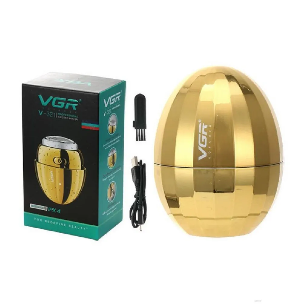 RASOIO ELETTRICO PORTATILE A FORMA DI UOVO RICARICABILE USB IMPERMEABILE V-321