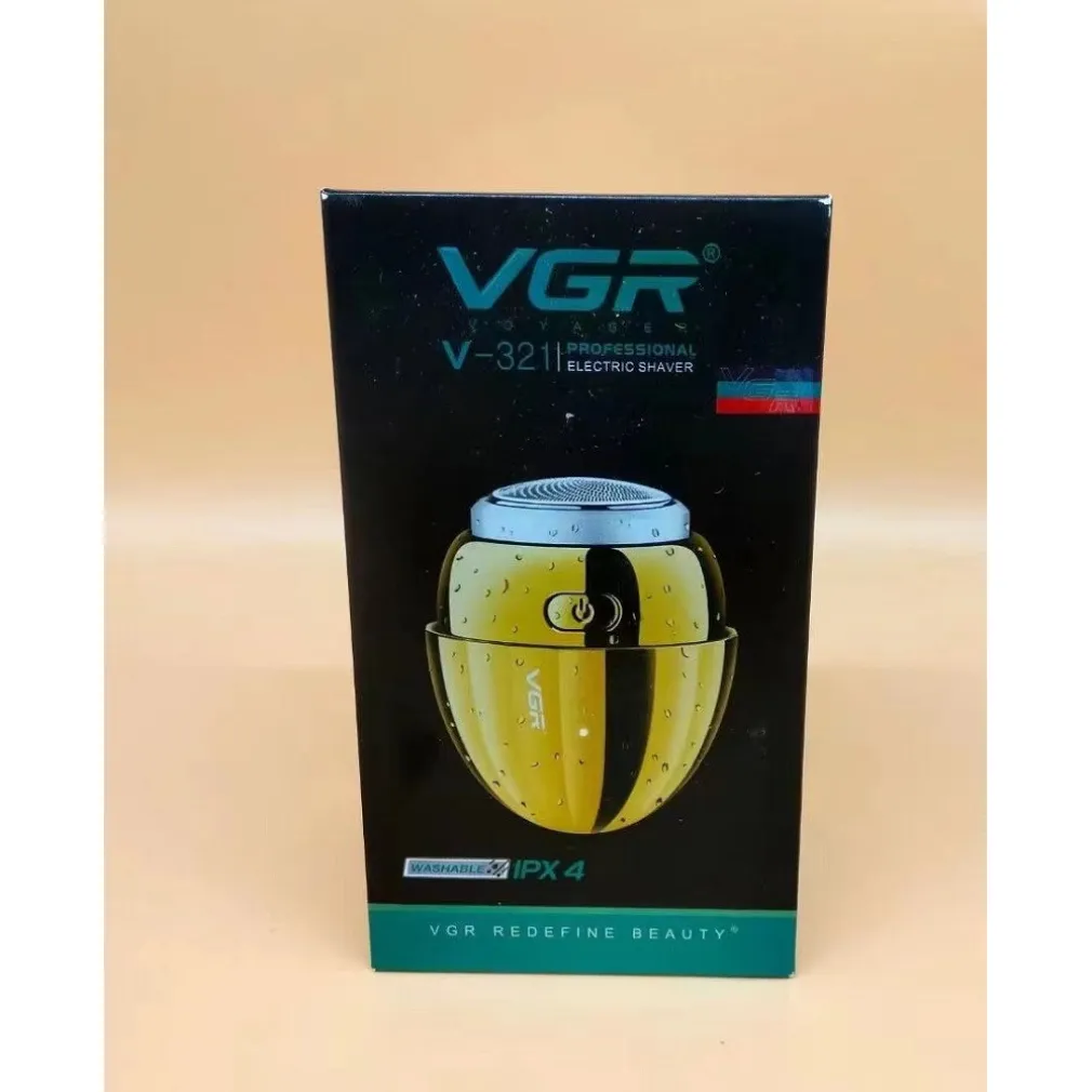 RASOIO ELETTRICO PORTATILE A FORMA DI UOVO RICARICABILE USB IMPERMEABILE V-321