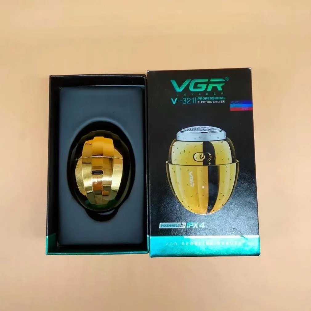 RASOIO ELETTRICO PORTATILE A FORMA DI UOVO RICARICABILE USB IMPERMEABILE V-321