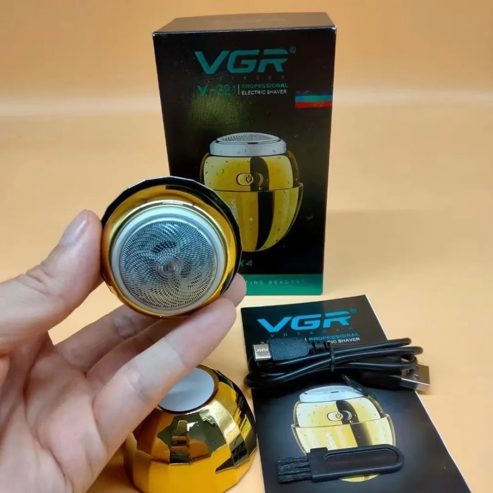 RASOIO ELETTRICO PORTATILE A FORMA DI UOVO RICARICABILE USB IMPERMEABILE V-321