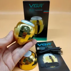 RASOIO ELETTRICO PORTATILE A FORMA DI UOVO RICARICABILE USB IMPERMEABILE V-321