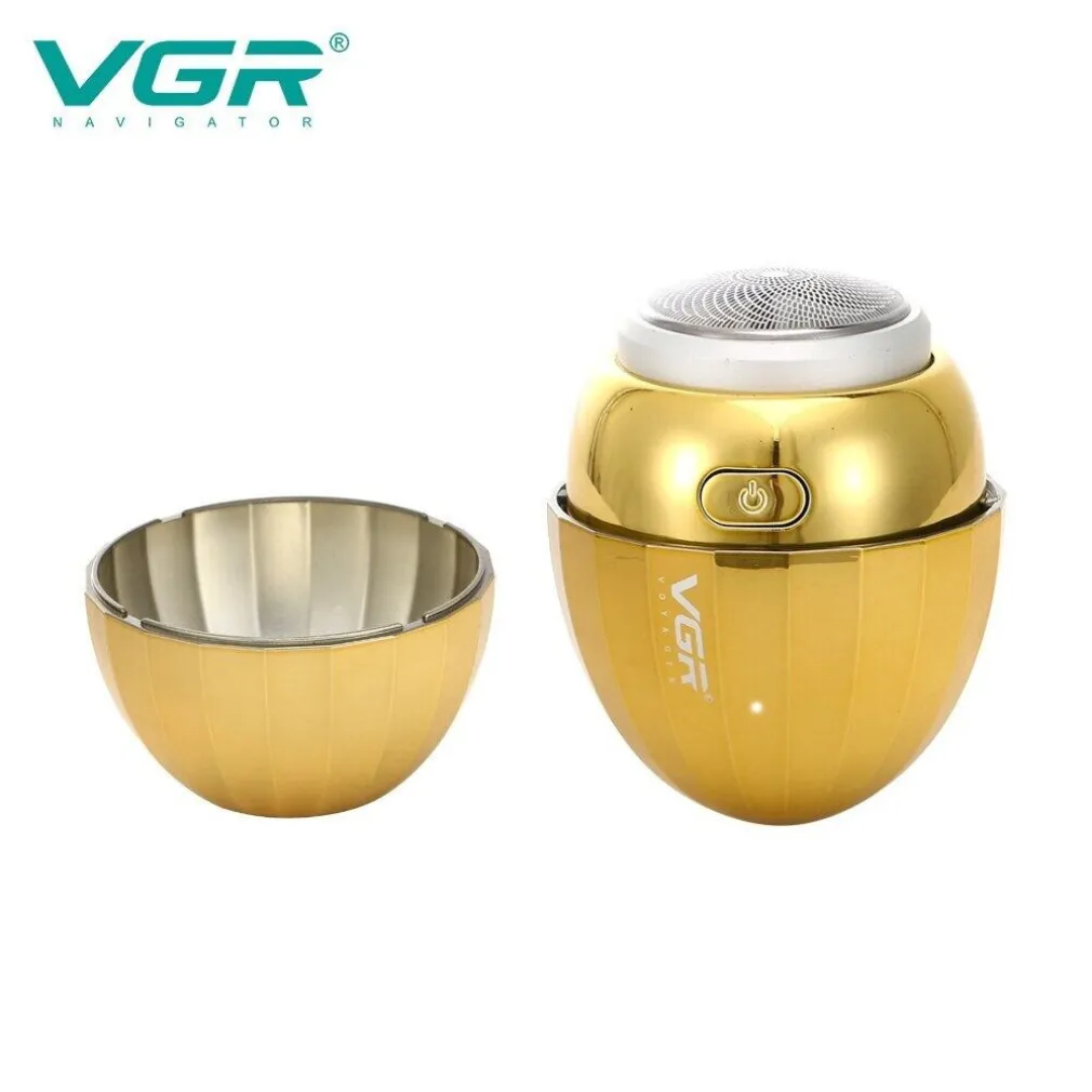 RASOIO ELETTRICO PORTATILE A FORMA DI UOVO RICARICABILE USB IMPERMEABILE V-321