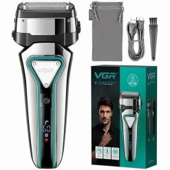 RASOIO ELETTRICO PROFESSIONALE A BATTERIA RICARICABILE BARBA CAPELLI VGR V-333