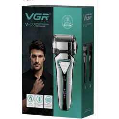 RASOIO ELETTRICO PROFESSIONALE A BATTERIA RICARICABILE BARBA CAPELLI VGR V-333