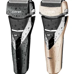 RASOIO ELETTRICO RICARICABILE A 3 LAME PER BARBA GM7060 RASATURA TESTINA 3W