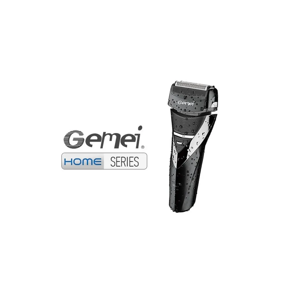 RASOIO ELETTRICO RICARICABILE A 3 LAME PER BARBA GM7060 RASATURA TESTINA 3W