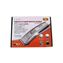 RASOIO ELETTRICO TAGLIA CAPELLI REGOLA IMPERMEABILE RICARICABILE LINQ RFC-1106