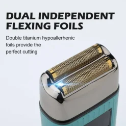RASOIO ELETTRICO UOMO PER BARBA CAPELLI CORPO DOPPIA TESTINA INDIPENDENTE VGR357