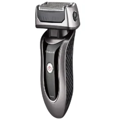 RASOIO ELETTRICO UOMO TAGLIA BARBA RICARICABILE A BATTERIA IMPERMEABILE GM-7050