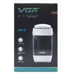 RASOIO ELETTRICO USB 5 W PROFESSIONALE UOMO RICARICABILE IPX5 IMPERMEABILE V-307