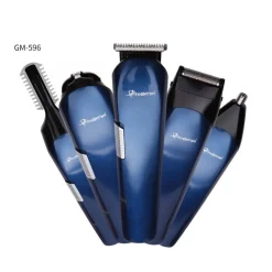 RASOIO 8IN1 GM596 BATTERIA RICARICABILE TRIMMER KIT CURA UOMO TAGLIACAPELLI BARBA