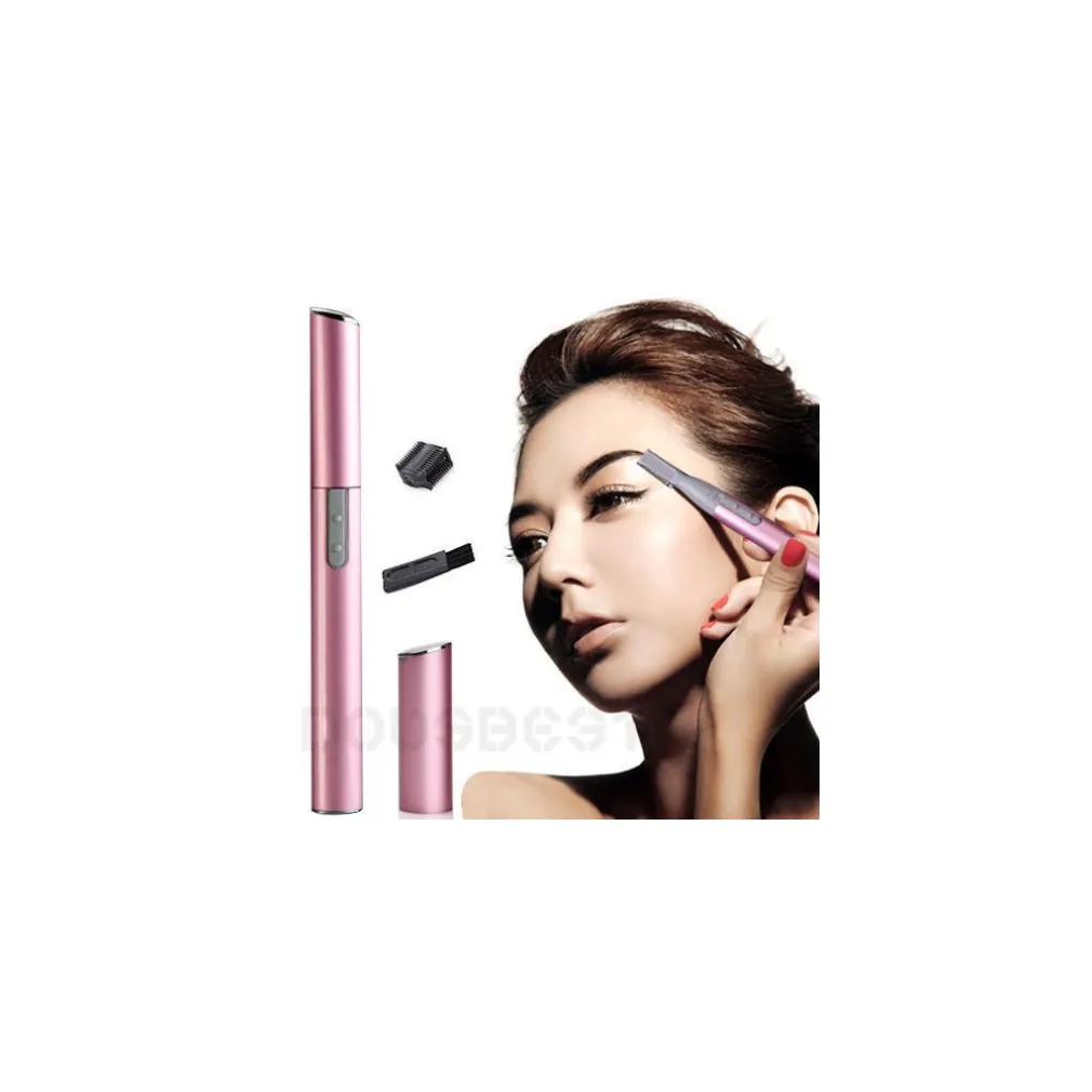 RASOIO PETTINE TAGLIA MODELLA RASA SOPRACIGLIA SOPRACCIGLIE A BATTERIE RIMUOVI