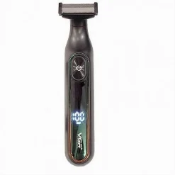 RASOIO PROFESSIONALE A LAMA RIFINITORE REGOLA CAPELLI BARBA UOMO DISPLAY LED V-360