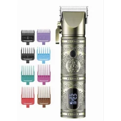 RASOIO PROFESSIONALE TAGLIACAPELLI DISPLAY LED SENZA FILI RICARICABILE VGR V-697