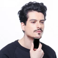 RASOIO PROFESSIONALE UOMO A BATTERIA RICARICABILE ELETTRICO PORTATILE USB V-390