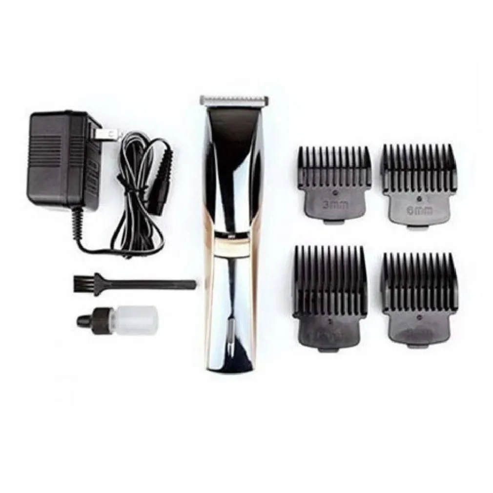 RASOIO REGOLA CAPELLI BARBA BAFFI TRIMMER PROFESSIONALE GM-6010 RICARICABILE