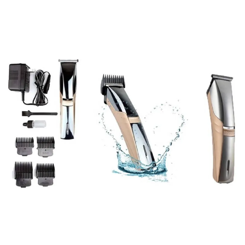 RASOIO REGOLA CAPELLI BARBA BAFFI TRIMMER PROFESSIONALE GM-6010 RICARICABILE