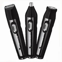 RASOIO RIFINITORE TRIMMER PER PELI NASO ORECCHIE SOPRACCIGLIA 3X1 RIF-NA012