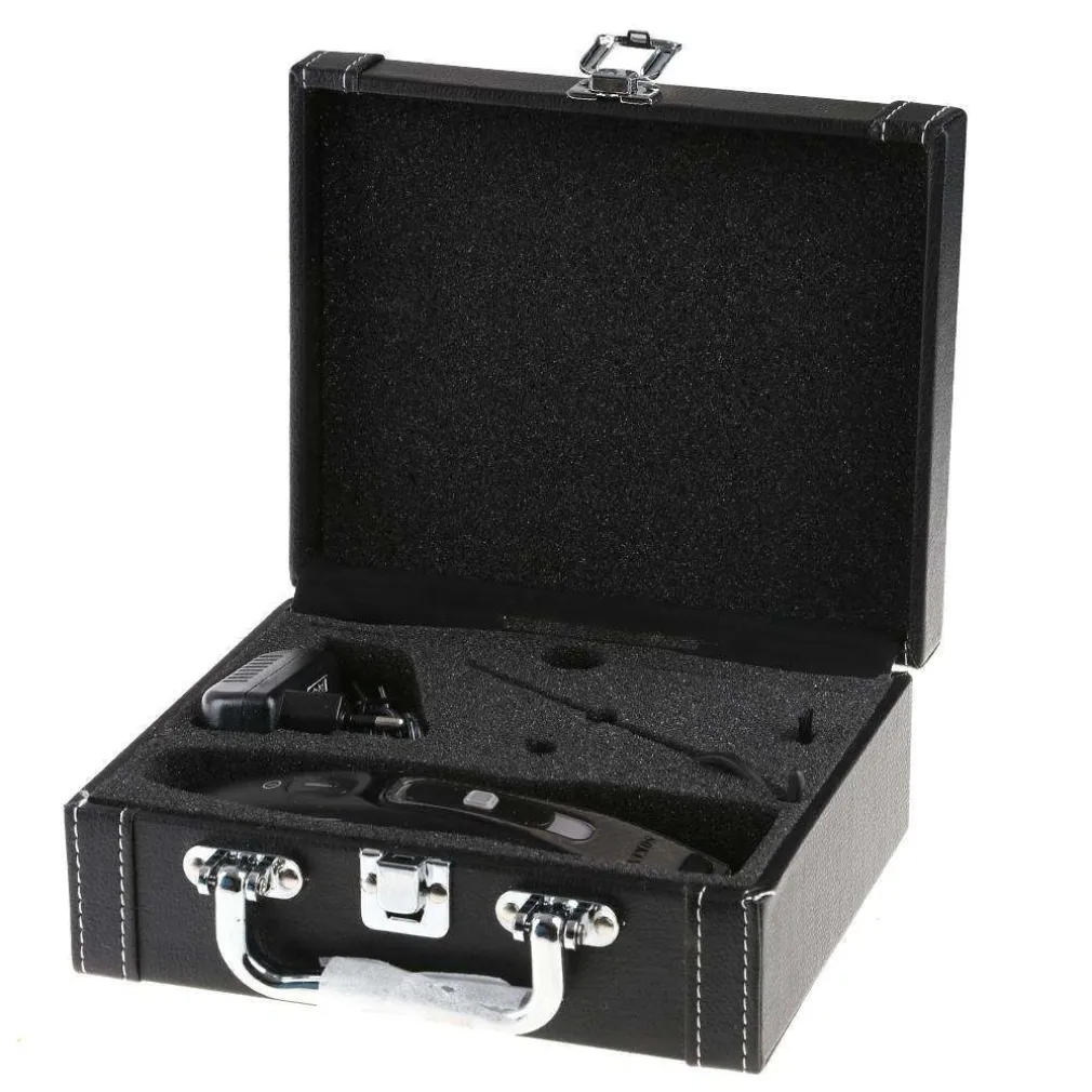 RASOIO TAGLIA CAPELLI ELETTRICO REGOLA BARBA RICARICABILE VALIGETTA SET REGALO