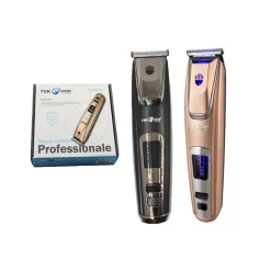 RASOIO TAGLIA CAPELLI ELETTRICO REGOLA BARBA RICARICABILE DISPLAY PG102