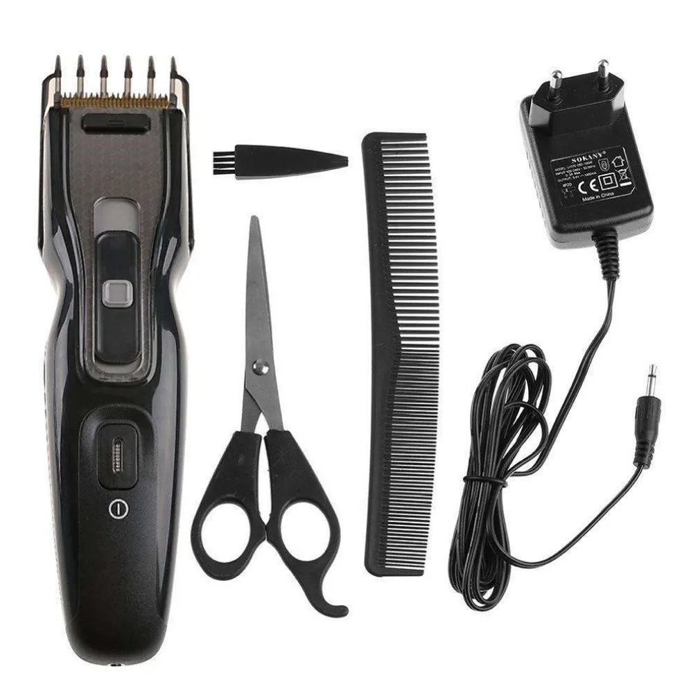 RASOIO TAGLIA CAPELLI ELETTRICO REGOLA BARBA RICARICABILE VALIGETTA RCR810