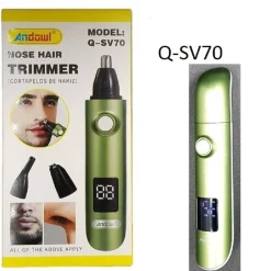 RASOIO TAGLIA CAPELLI PER NASO ORECCHIE RIFINITORE TRIMMER RICARICABILE Q-SV70