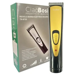 RASOIO TAGLIA CAPELLI REGOLA BARBA ELETTRICO BATTERIA RICARICABILE TX-9725