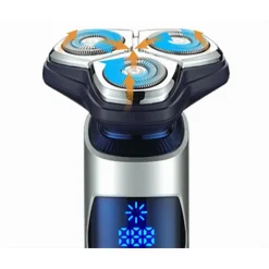 RASOIO VGR V-328 ELETTRICO UOMO BARBA RICARICABILE VISO LAMA 3D GALLEGGIANTE IPX7