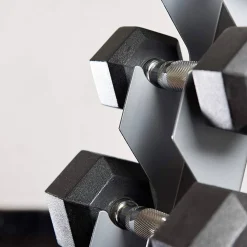 RASTRELLIERA VERTICALE PER MANUBRI MANUBRIO STRUTTURA IN ACCIAIO NERA O ARGENTO