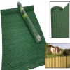 RECINZIONE GIARDINO FRANGIVISTA PER BALCONE CANNICCIO PVC VERDE ESTERNO 1X3 MT