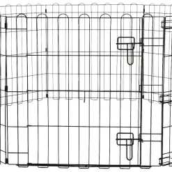 RECINZIONE IN METALLO PER CANI PIEGHEVOLE PER ESERCIZIO 152,4 X 152,4 X 60,9 CM