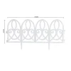 RECINZIONE PER GIARDINO STECCATO BORDO BIANCO PRATO IN POLIPROPILENE DIM 32X30CM