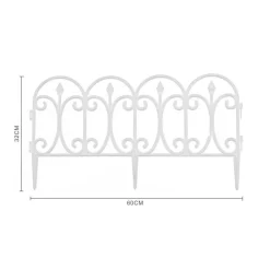 RECINZIONE PER GIARDINO STECCATO BORDO PER PRATO IN POLIPROPILENE DIM 32X60CM