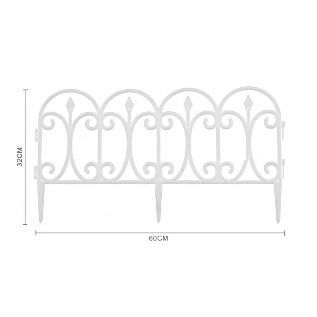 RECINZIONE PER GIARDINO STECCATO BORDO PER PRATO IN POLIPROPILENE DIM 32X60CM