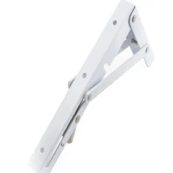 REGGIMENSOLA SUPPORTO STAFFA IN METALLO PIEGHEVOLE REGOLABILE BIANCA 20X10CM