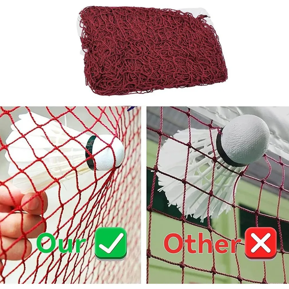 RETE DA BADMINTON PORTATILE REGOLABILE 610X76CM PIEGHEVOLE PER INTERNI ESTERNI