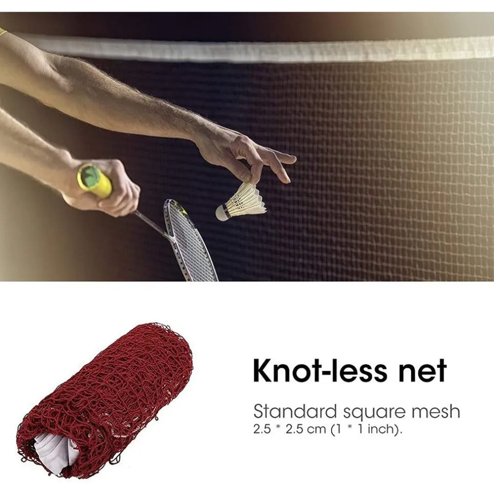 RETE DA BADMINTON PORTATILE REGOLABILE 610X76CM PIEGHEVOLE PER INTERNI ESTERNI